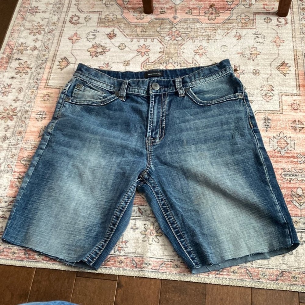 Denim Cutoff Shorts by Warehouse One